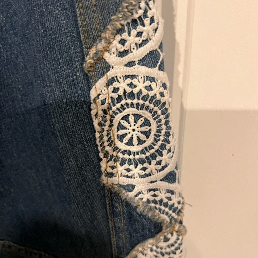 Free people We The Free Blue Flare Patchwork Jeans in the element size 26 - Picture 7 of 7